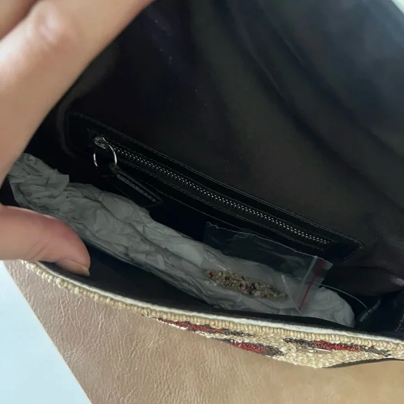 Staud Tommy Summer Sunflower Beige and Red Floral Women's Bag - Picture 6 of 6